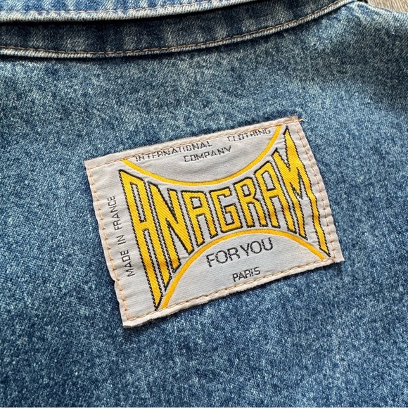 RARE! Vintage Denim Collared Workwear Dress XL Blue Jean Utility Western Unique - Picture 11 of 15